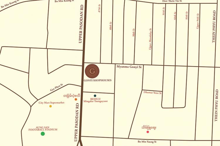 Gonyi Shop House Location